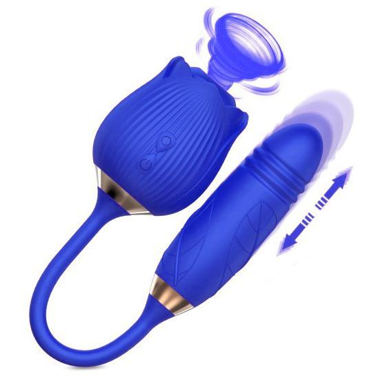 Light Blue Powerful Clit Sucker Toy