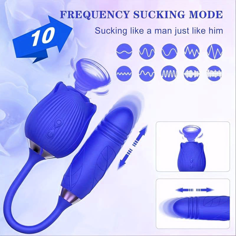 Light Blue Powerful Clit Sucker Toy